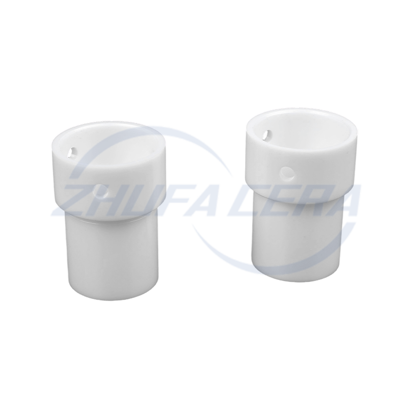 Ống gốm khoan hình chữ T Alumina